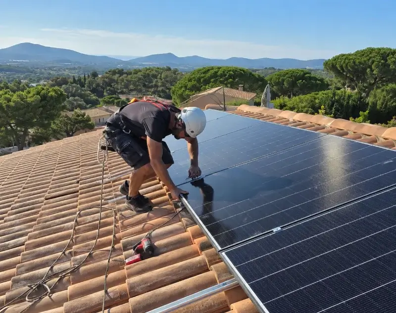 Installateur panneaux solaires Parcieux — pose photovoltaïque sur toiture